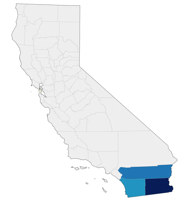 Anhinga county map