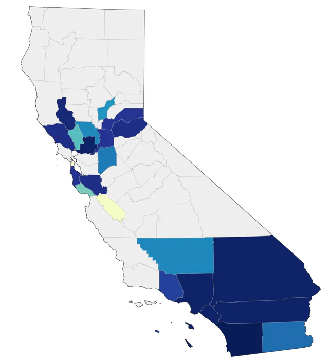 Black Swan county map