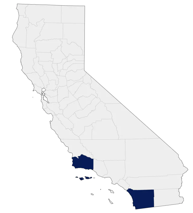 Broad-tailed Paradise-Whydah county map