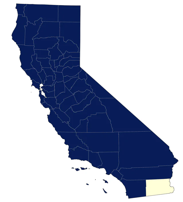 Brown Creeper county map