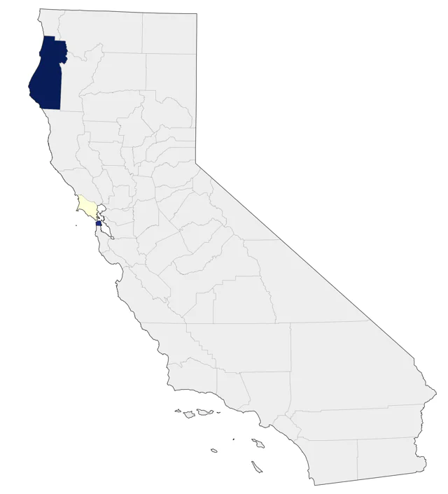 Brown Shrike county map