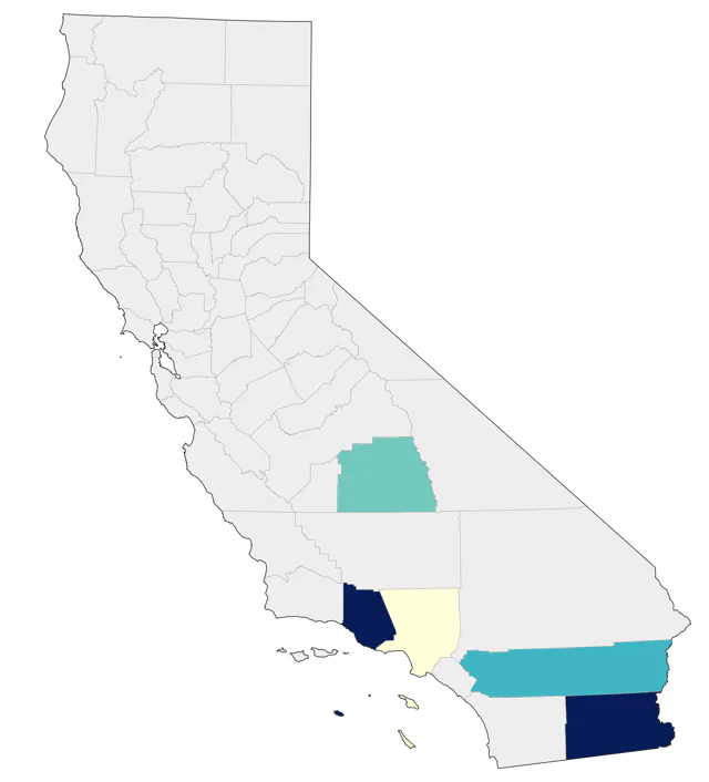 Cave Swallow county map
