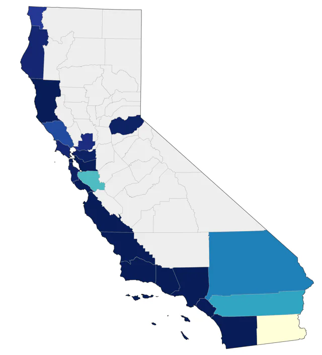 Cocos Booby county map