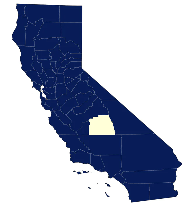 Common Goldeneye county map