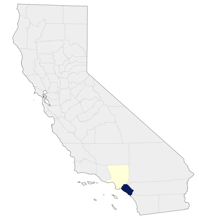 Crested Myna county map