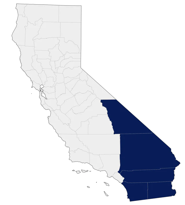 Crissal Thrasher county map