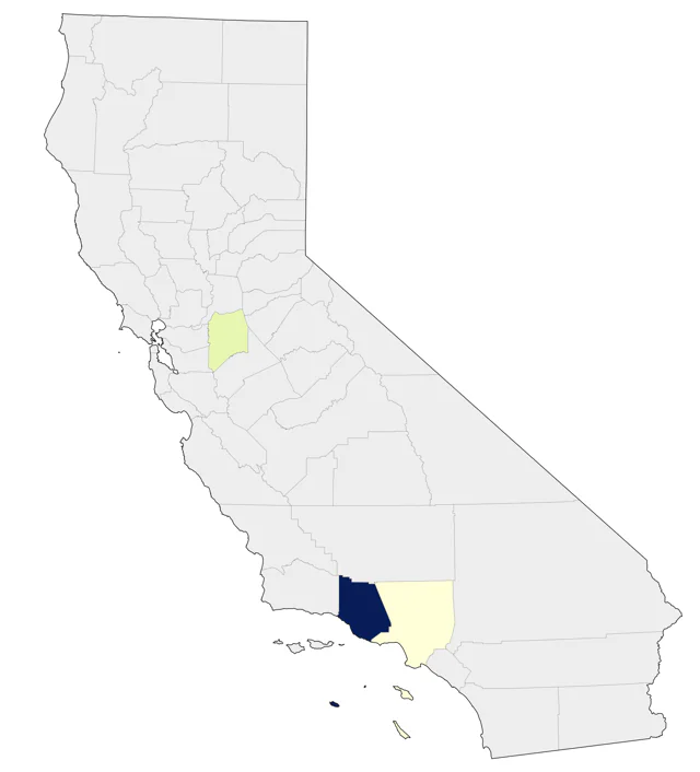 Cut-throat county map