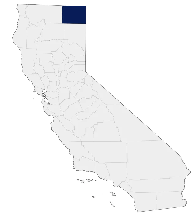 Eastern Meadowlark county map