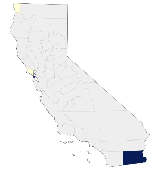 Eurasian Dotterel county map