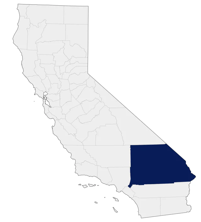 Gray Crowned-Crane county map