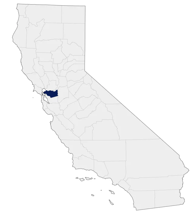 Gray Peacock-Pheasant county map