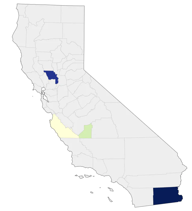 Greater Flamingo county map