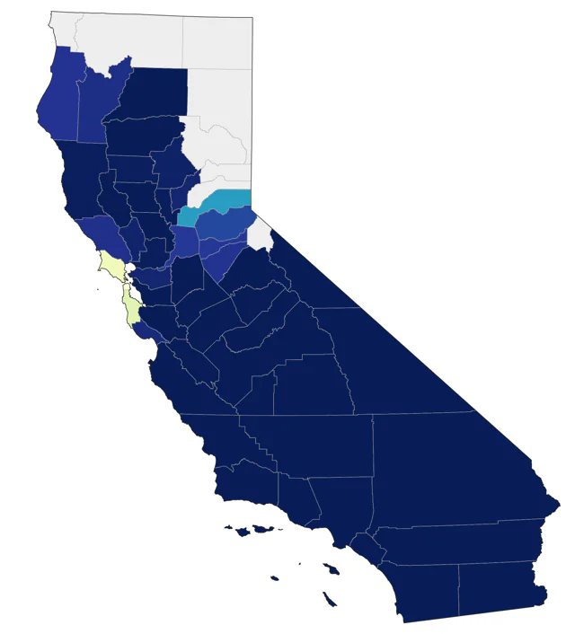 Greater Roadrunner county map