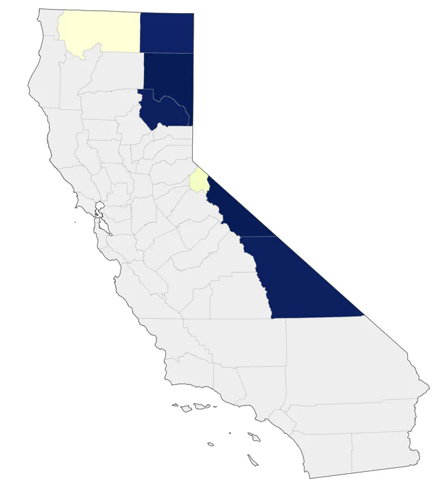 Greater Sage-Grouse county map