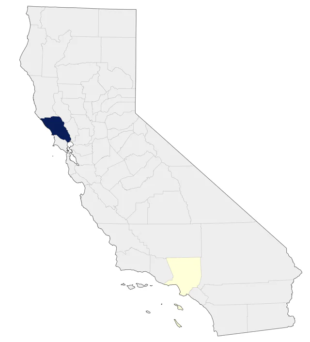 Hawaiian Goose county map