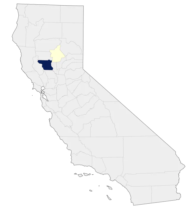 Jack Snipe county map