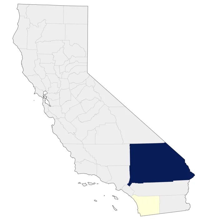 Jandaya Parakeet county map