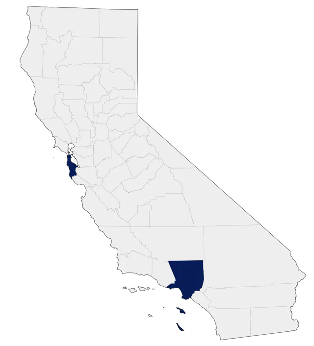 Kelp Gull county map