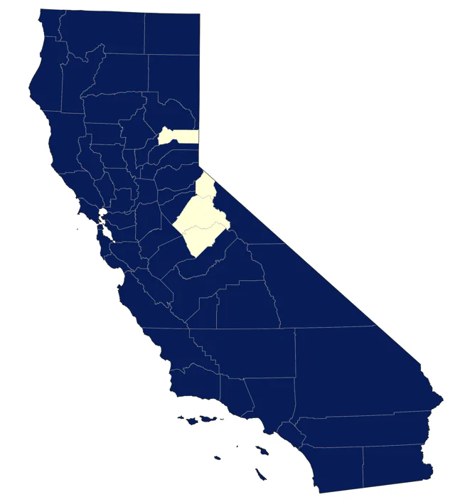 Least Sandpiper county map