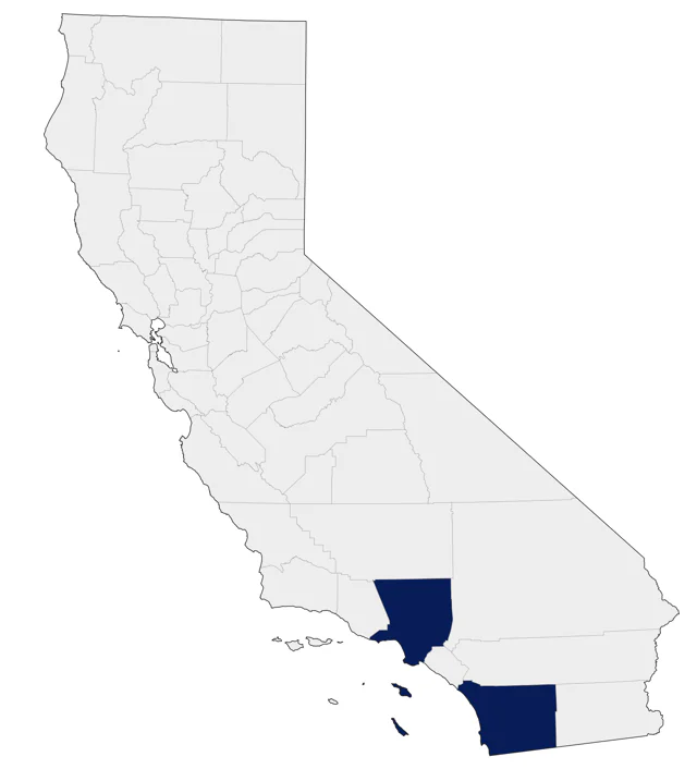Orange-fronted Parakeet county map