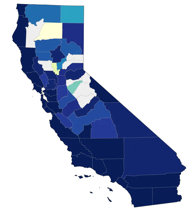 Sanderling county map