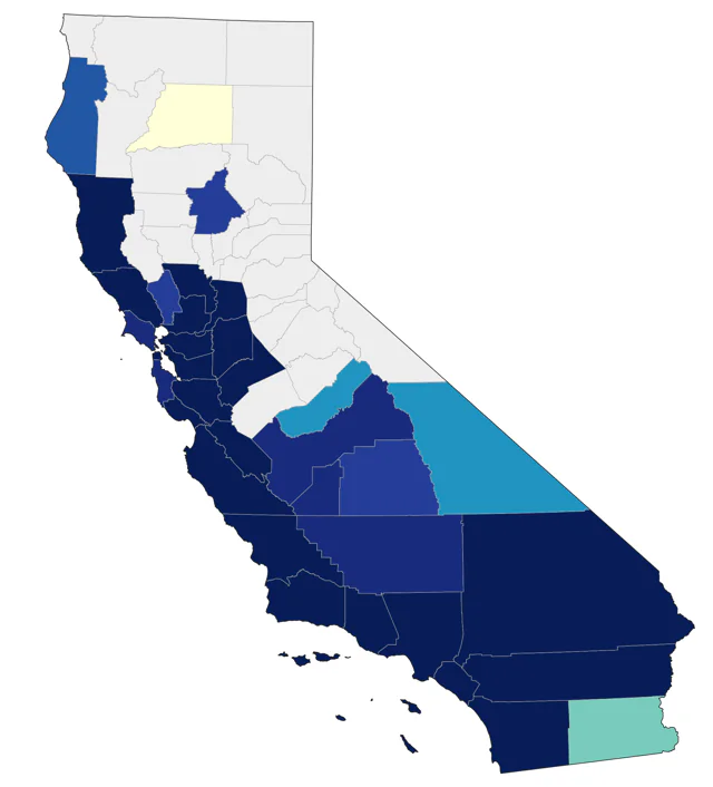 Scaly-breasted Munia county map