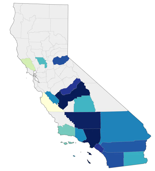Spotted Dove county map