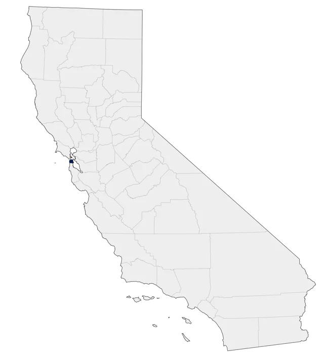 Streaky Seedeater county map