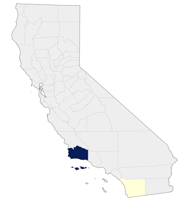 White-throated Magpie-Jay county map