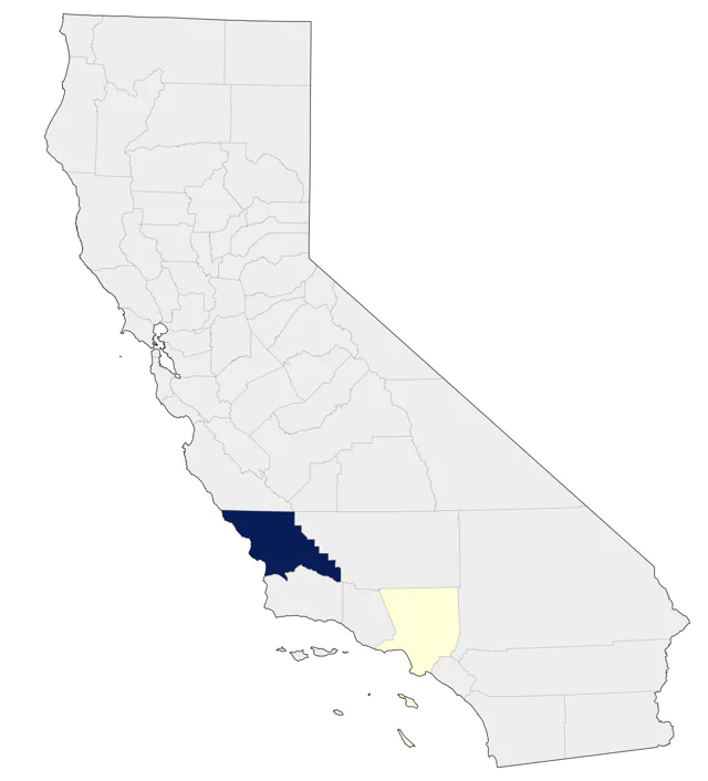 Zebra Dove county map