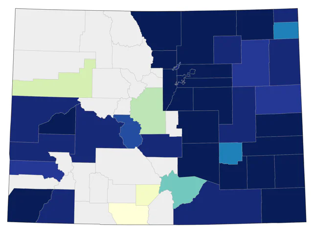 American Barn Owl county map