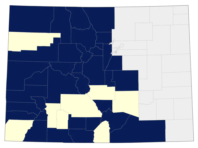American Three-toed Woodpecker county map