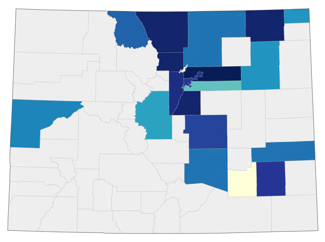 Arctic Tern county map