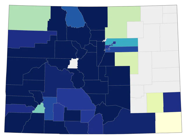Band-tailed Pigeon county map