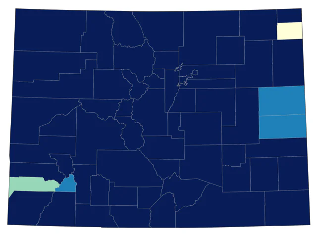 Belted Kingfisher county map