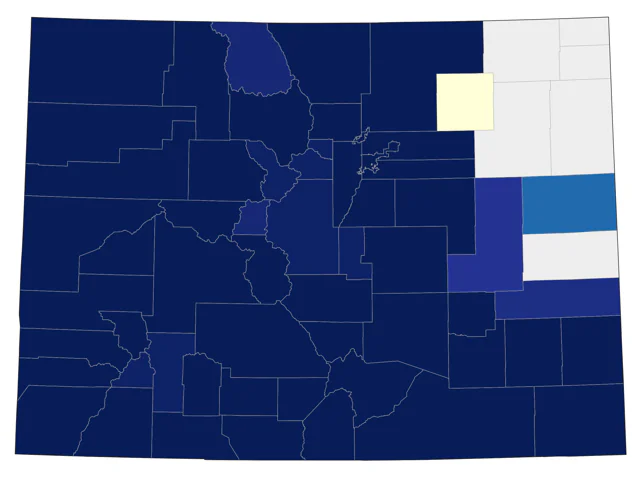 Black-chinned Hummingbird county map