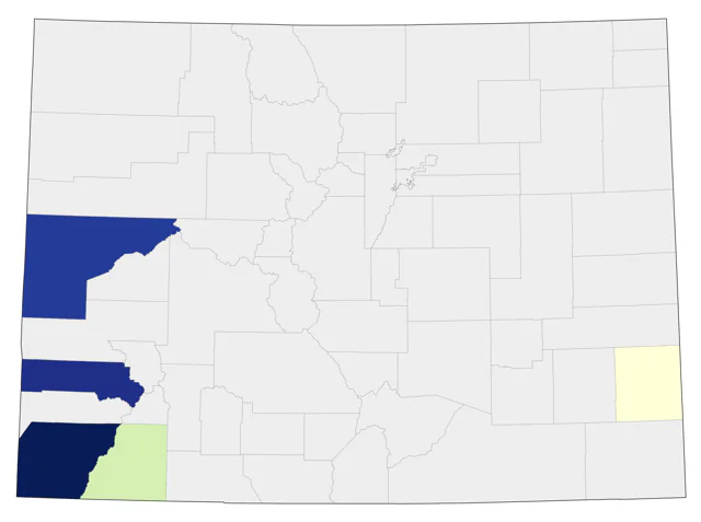 Black-chinned Sparrow county map