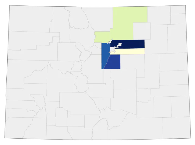 Black-headed Gull county map