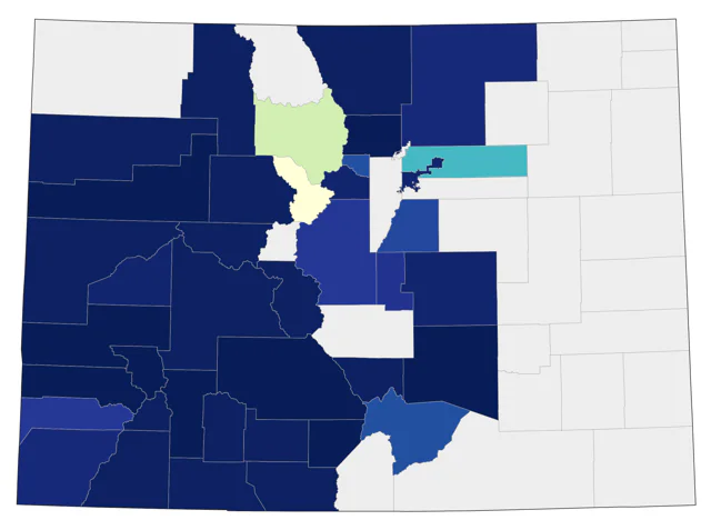 Black Swift county map