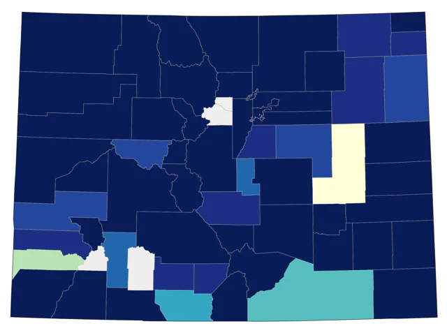 Bonaparte's Gull county map