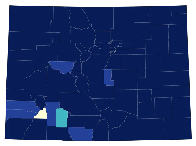 Bufflehead county map