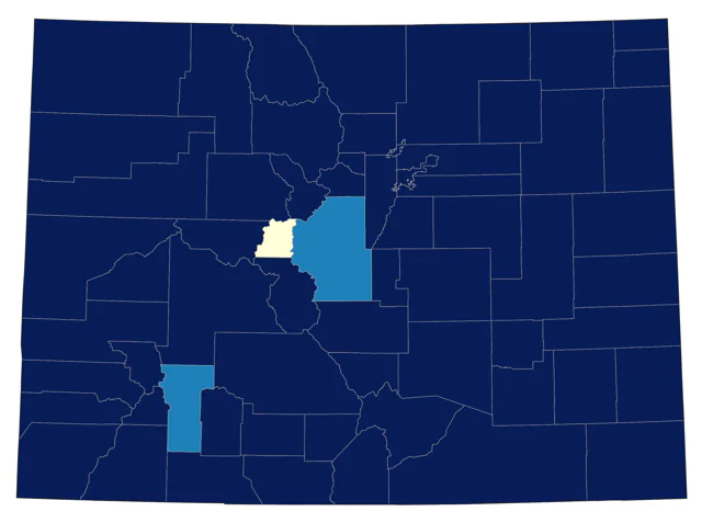 Bullock's Oriole county map