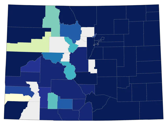 Burrowing Owl county map
