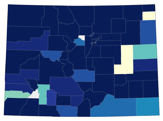 California Gull county map