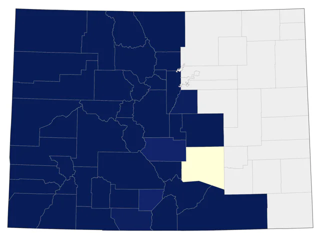 Canada Jay county map