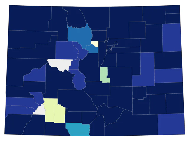 Canvasback county map