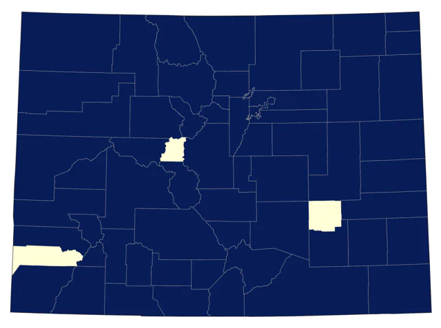 Cedar Waxwing county map