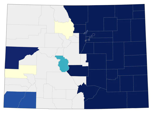 Chimney Swift county map