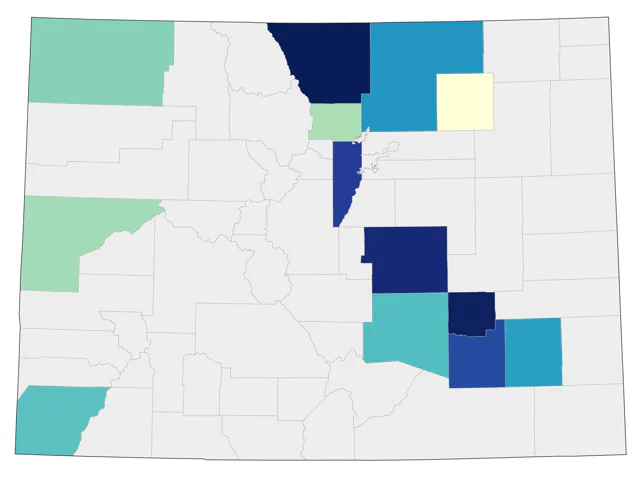 Common Gallinule county map