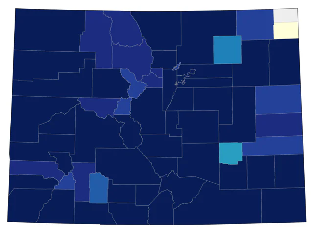 Common Poorwill county map